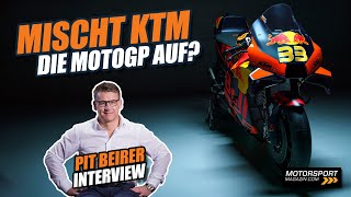 Mischt KTM 2021 die MotoGP auf  Pit Beirer im Interview [upl. by Leahcar]