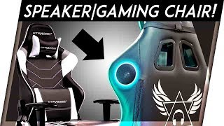 The Gaming Chair With Speakers  GT Racing Chair Review [upl. by Laehplar]