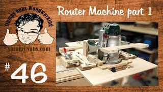 SNW46 Build your own homemade WoodRat  Router Boss  Leigh Super FMT part 1 of 2 [upl. by Travax]