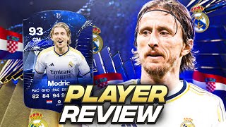 WARRA SBC BY EA🤣 93 TOTY HONOURABLE MENTIONS MODRIC SBC PLAYER REVIEW  FC 24 Ultimate Team [upl. by Oreves123]