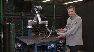 LANCER™ COBOT Collaborative Robot  Linear Welding [upl. by Kinzer168]