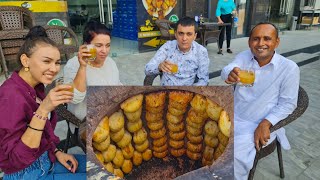 Somsa Uzbekistan Street Food  Uzbekistan Samosa  Tashkent Food Street  Mubashir Saddique [upl. by Beberg]