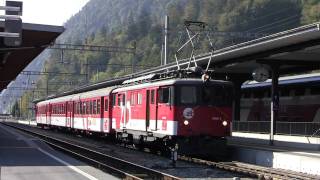 Train departure to Meiringen [upl. by Shepley400]