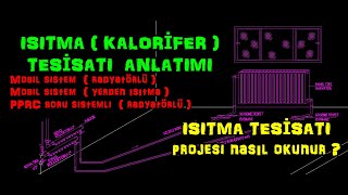 ISITMAKALORİFER TESİSATI NASIL YAPILIR 3 FARKLI ISITMA TESİSATINI PROJE ÜZERİNDEN ANLATTIM [upl. by Onofredo953]