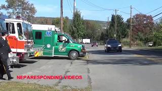 Greenfield Twp Fire Co Ambulance 249 Responding [upl. by Hallee78]