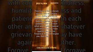 COLOSSIANS 312 14 VERSE OF THE DAY JULY 8 2024 [upl. by Ecirtaemed225]