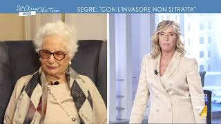 Myrta Merlino intervista la senatrice a vita Liliana Segre una vita contro gli indifferenti [upl. by Llenehs]