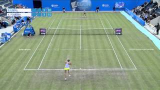 Sabine Lisicki vs Kristyna Pliskova  second round Aegon Classic 2013 [upl. by Ahsinek815]