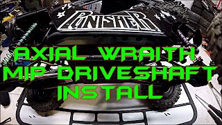 Axial Wraith MIP drive shafts assembly and install [upl. by Isleen]