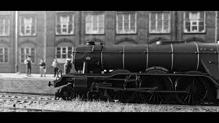 Flying scotsman gets ready to depart [upl. by Erdeid]