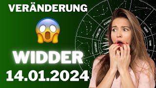 WIDDER ♈️🥹 Große VERÄNDERUNG im Leben 😱 Horoskop  14Januar 2024 widder tarot [upl. by Pius]