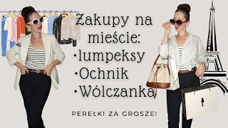 Zakupy na mieście lumpeksy Ochnik Wólczanka🛍️ Perełki za grosze🗼✨ [upl. by Rieger830]