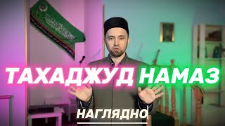 КАК ЧИТАТЬ ТАХАДЖУД НАМАЗ Наглядно [upl. by Kermie]