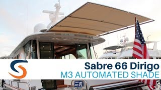 SureShade M3 Shade Demo on Sabre 66 Dirigo [upl. by Einaoj]