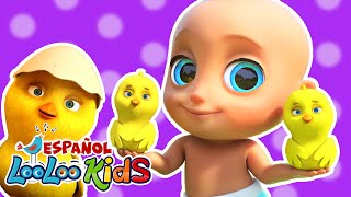 🐤🐥Los Pollitos Dicen Pio Pio  PinPon  ¡Canciones Infantiles LooLoo [upl. by Doykos]