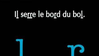 PRONONCIATION du FRANÇAIS L R en position finale  phrases courtes [upl. by Nash]