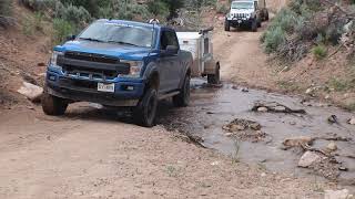 3 days on Rim Rocker Trail in a Full Size Truck pulling a Trailer Part 2 [upl. by Larena945]