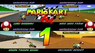 MARIO KART 64 🏁 1 Pilz Cup 50ccm [upl. by Neyrb]