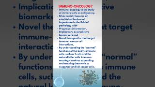 Immunooncology pathologyacademy draditikumar neet neetpg mbbs [upl. by Suirtemed74]