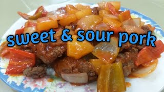 SWEET amp SOUR PORK  RESTAURANT STYLE RECIPE  FLAVORSOME IDEAS [upl. by Cott492]