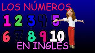 Los números en inglés del 1 al 10 [upl. by Ennaylil]