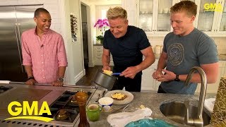 Gordon Ramsays perfect scrambled eggs tutorial  GMA Digital [upl. by Grace702]