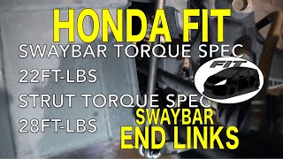 Honda Fit Sway Bar End Link Replacement Honda Jazz [upl. by Ynobe823]