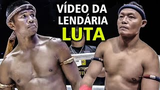 VÍDEO DA LENDÁRIA LUTA de MUAYTHAI sem LUVAS  BUAKAW vs SAENCHAI [upl. by Israel]