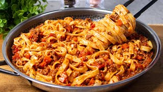 Ich habe noch nie so leckere Nudeln gegessen Das berühmte Rezept für PastaBolognese Lecker [upl. by Anenahs]