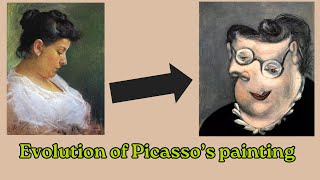 Evolution of Pablo Picassos painting [upl. by Corrine]