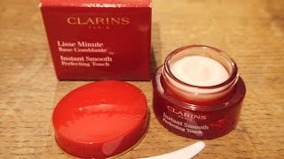 Clarins Instant Smooth Perfecting Primer Review amp Demo [upl. by Howenstein]