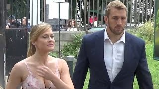 Rugby player Chris Robshaw  Paris Fashion Week 3 july 2016 show Ulyana Sergeenko  juillet [upl. by Naynek]