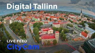 247 Live Stream 4K  DigitalTallinn CityCam [upl. by Ahsaret]