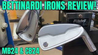 Bettinardi MB24 amp CB24 Iron Review Forged and Milled Irons [upl. by Atikram]