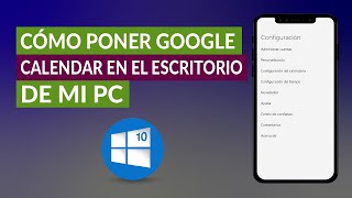 Cómo Poner y ver Google Calendar en el Escritorio de mi PC [upl. by Deegan]