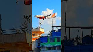 Air India Flying Over house shorts [upl. by Dadinirt]