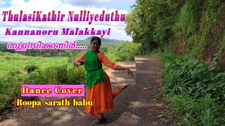 Thulasikathir Nulliyeduthu Kannanoru Malakkayi Dance cover Roopa Sarath babu [upl. by Atinehc]