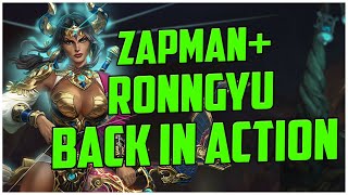 ZAPMAN  RONNGYU BACK IN ACTION  S11 SMITE RANKED ISHTAR [upl. by Brigham]