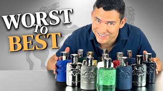 Ranking My Parfums De Marly Collection 14 Bottles WORST To BEST [upl. by Rog154]