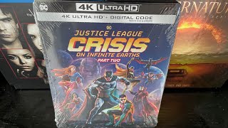 Crisis On Infinite Earths Part Two 4K Ultra HD Bluray SteelBook Unboxing [upl. by Haimes]