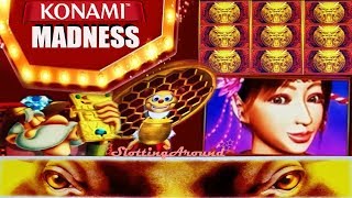 Konami slot machine Madness Slot Wins amp Bonuses all Konami Slots [upl. by Sanjiv]