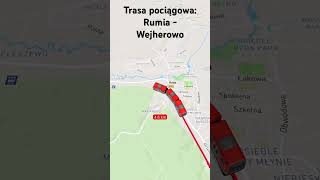 Trasa pociągowa Rumia  Wejherowo [upl. by Wallas]