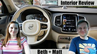 2020 Volvo XC90 T8 Interior Review Beth  Matt [upl. by Gargan]