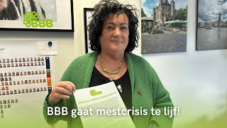 BBB vraagt lef en politieke wil van Adema in mestcrisis  BBB presenteert Plan van Aanpak [upl. by Nnaassilem635]