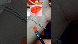 Mixing lipstick 💛🧡 orange lips [upl. by Talbot]