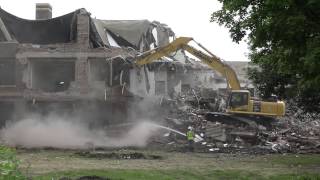 Wells Minnesota High School Demolition 6252015  530 PM [upl. by Bricker]