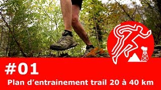 Préparer un trail de 20 à 40 km  Séance INTRO [upl. by Yniattirb887]