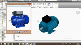 TUTORIAL MEMBUAT MOTOR AC  AUTODESK INVENTOR [upl. by Wolbrom327]