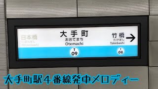 T094【東西線】《Beyond the Metropolis 16》大手町駅４番線発車メロディー [upl. by Ezechiel]