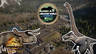 Nasutoceratops Utahraptor and Brachiosaurus  Jurassic World Washington Ep4  JWE2 [upl. by Ilehs198]